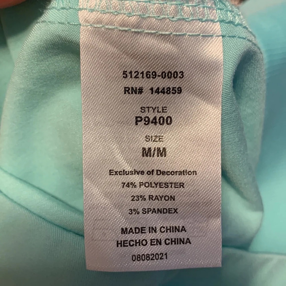 ADAR Ultimate Yoga Jogger Pant size medium aqua scrub OR hospital healthcare - Picture 8 of 8